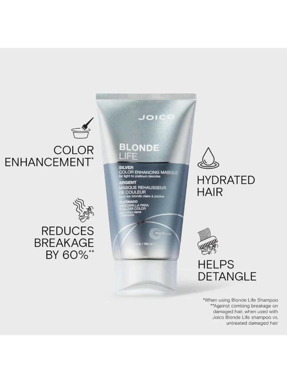 Blonde Hair Color Enhancing Masque | Color Depositing Treatment | Monoi & Tamanu